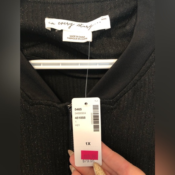 Zip up Cardigan Bomber Jacket - Picture 7 of 7